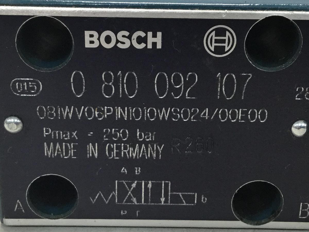 Used BOSCH Valve 0 810 092 107 Used