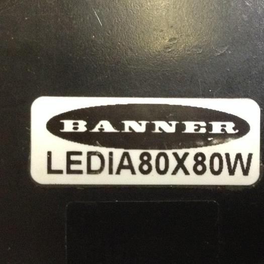 Used BANNER ENGINEERING LED Light Array LEDIA80X80W #88693