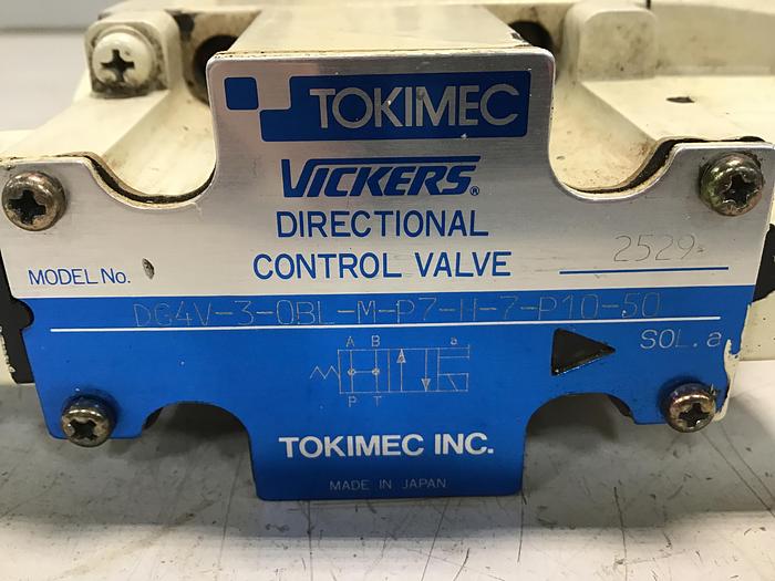 Used VICKERS TCG50-06-CEV-P7-H-12-LH-S10 Valve Used #139723