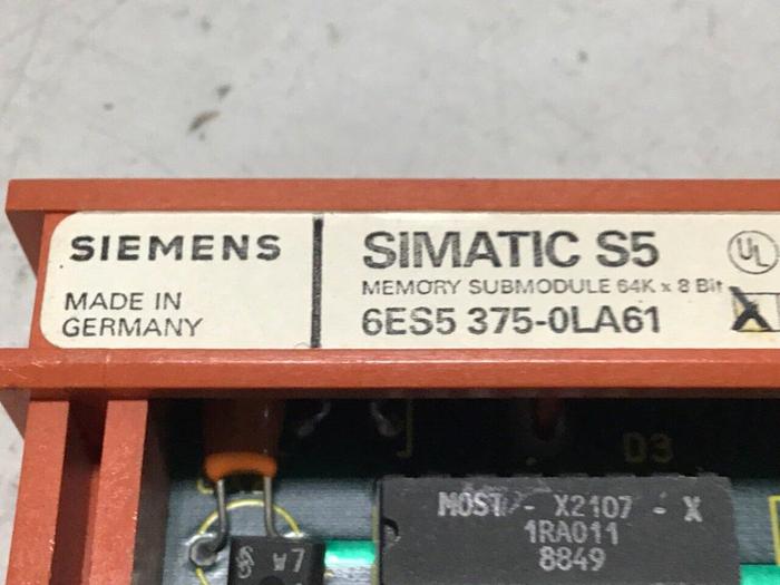 Used SIEMENS Memory Submodule 6ES5 375-0LA61 #112223