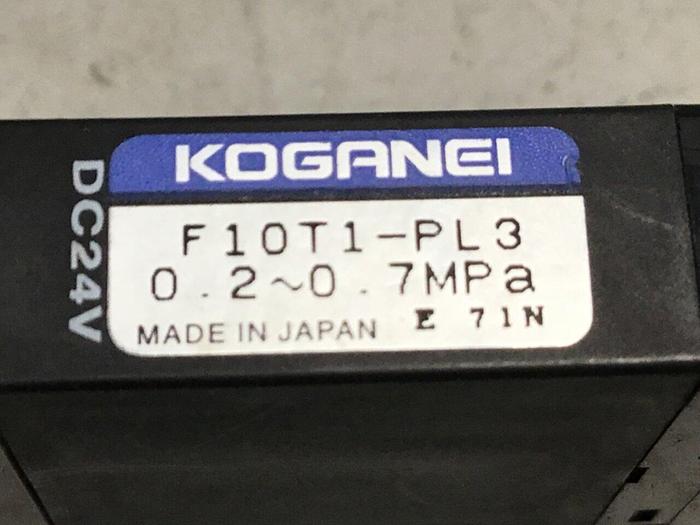 Used KOGANEI Solenoid Valve F10T1-PL3 #122323