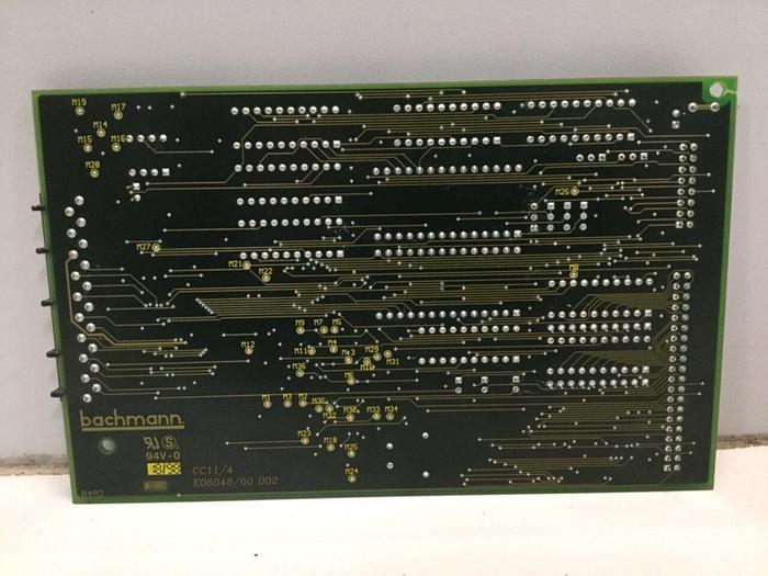 Used BACHMANN Circuit Board CC11/4 E06048/00 002 #103098