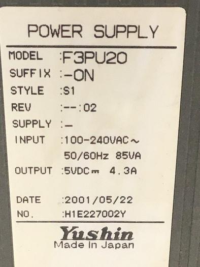 Used YOKOGAWA Power Supply F3PU20-0N #98793