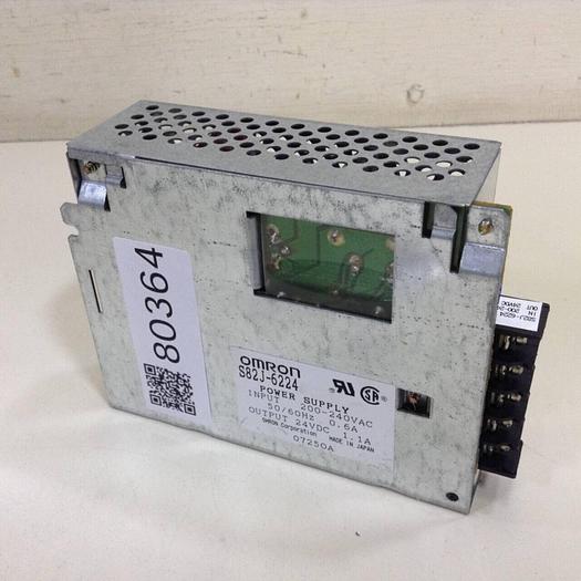 Used OMRON Power Supply S82J-6224 #80364