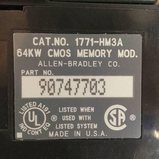 Used ALLEN BRADLEY Servo Controller 1771-HS1 SER A #92564