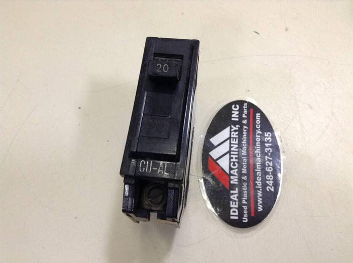 Used GENERAL ELECTRIC 20 Amp Circuit Breaker TQL-AC120 #75791