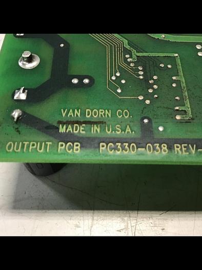 Used VAN DORN Pathfinder DC Output Board PC330-038 Used