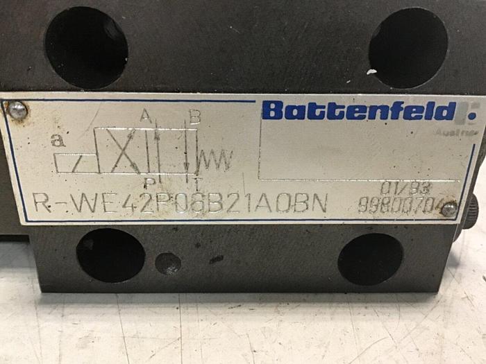 Used BATTENFELD Valve R-WE42P06B21A0BN #137337