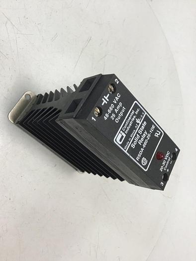 Used CONTINENTAL INDUSTRIES Solid State Relay RSDA-660-25-1DE #134774