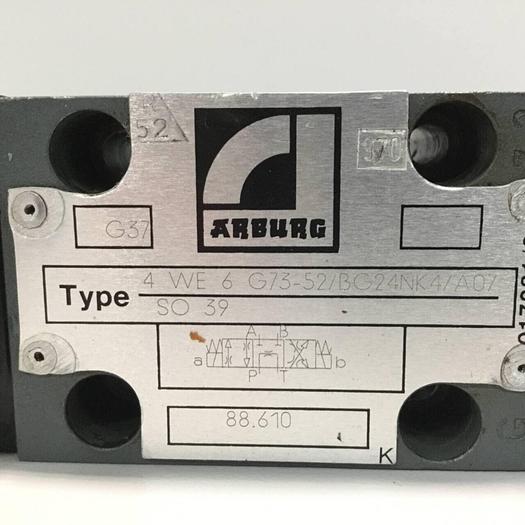 Used ARBURG Valve 4 WE 6 G73-52/BG24NK4/A0/SO 39 #91632