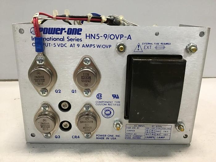 Used POWER ONE Power Supply HN5-9/OVP-A #126253