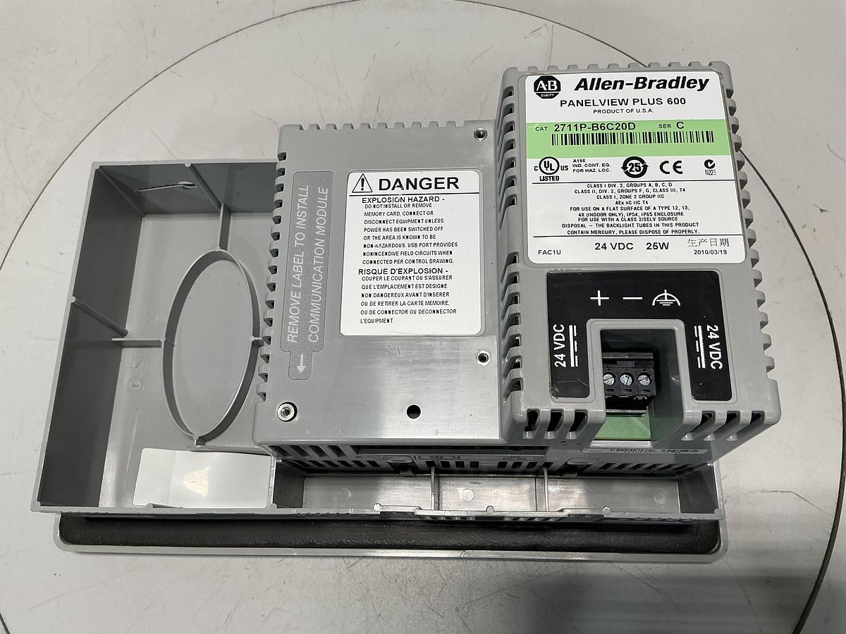 Used ALLEN BRADLEY 2711P-B6C20D