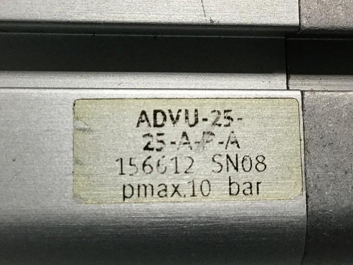 Used FESTO Pneumatic Cylinder ADVU-25-25-A-P-A #115889
