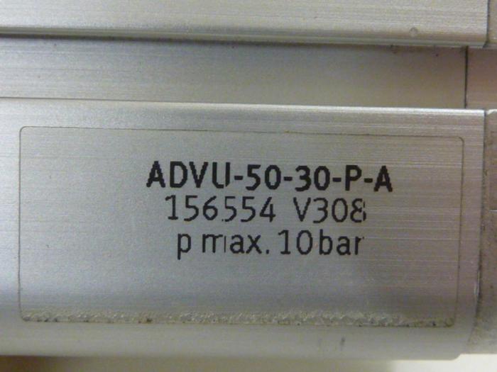 Used FESTO Pneumatic Cylinder ADVU-50-30-P-A #61372