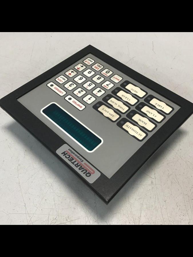 Used QUARTECH Operator Panel 9900-AC-AB-0-0 Used