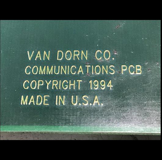 Used VAN DORN Communication Board PC330-081 330-081 Used
