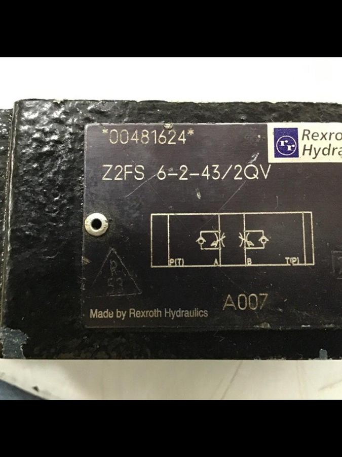 Used REXROTH Valve Z2FS62432QV USED