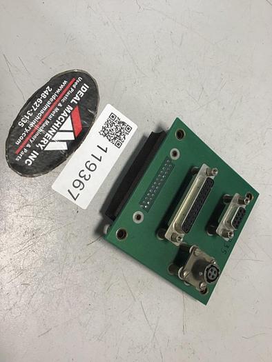 Used CINCINNATI MILACRON Communications Breakout Board 307308 #119367