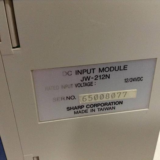 Used SHARP DC Input Module JW-212N #83602