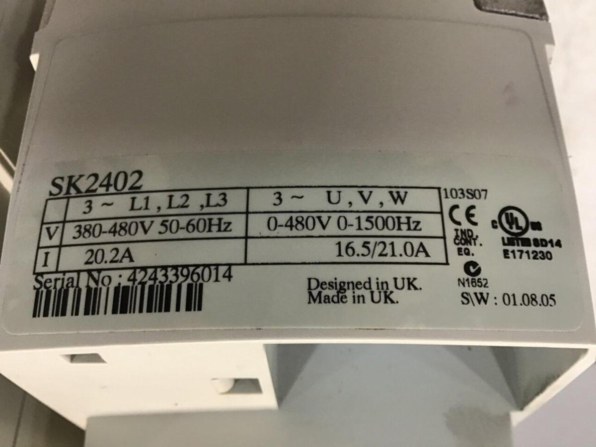 Used EMERSON Inverter Drive SK2402 #145355