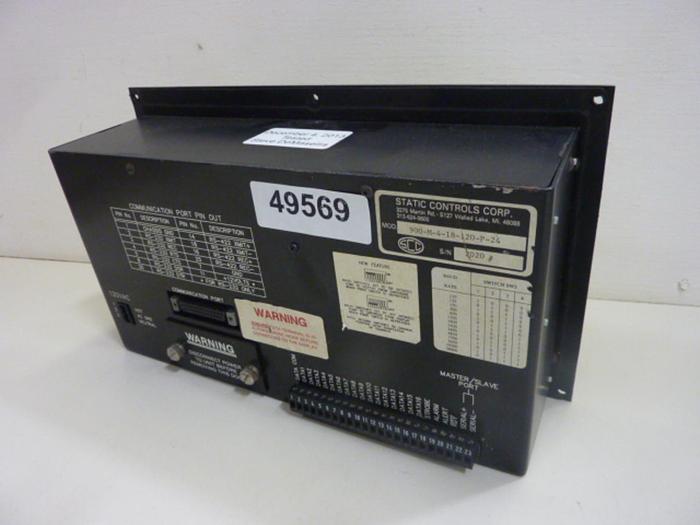 Used STATIC CONTROL SYSTEMS Display Unit 900-M-4-18-120-P-24 #49569