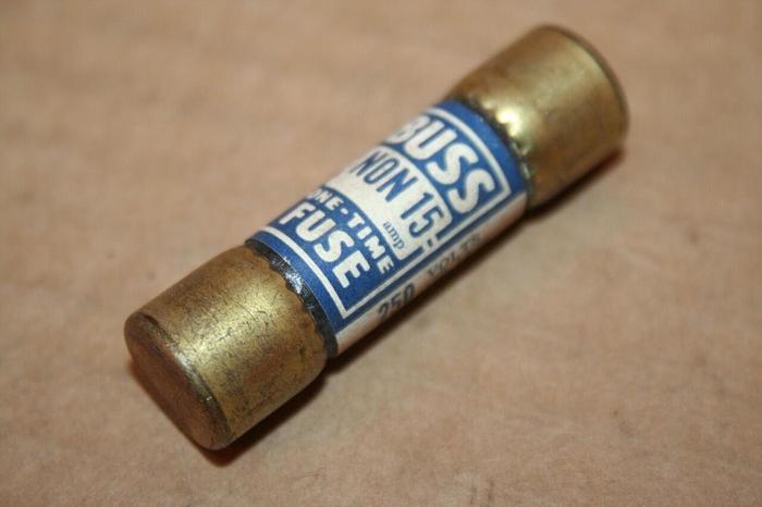 Used BUSSMANN 15 Amp Fuse NON-15 Used