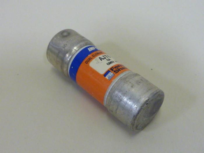 Used FERRAZ SHAWMUT 6 Amp Fuse AJT6 #62314