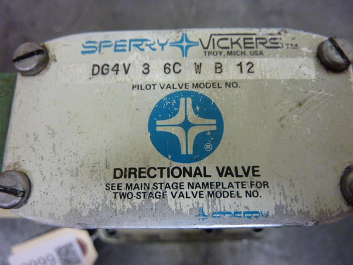 Used SPERRY VICKERS Directional Valve Assembly DG4V36CWB12 Used
