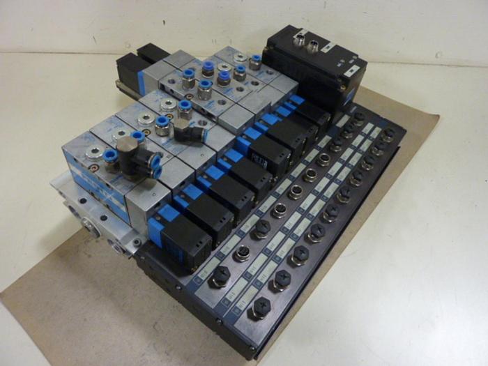 Used FESTO Control Block / Valve Terminal IFB8-02 #52823
