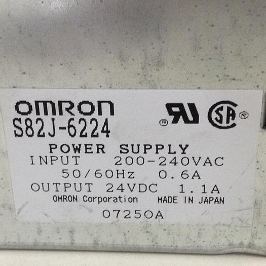 Used OMRON Power Supply S82J-6224 #80364