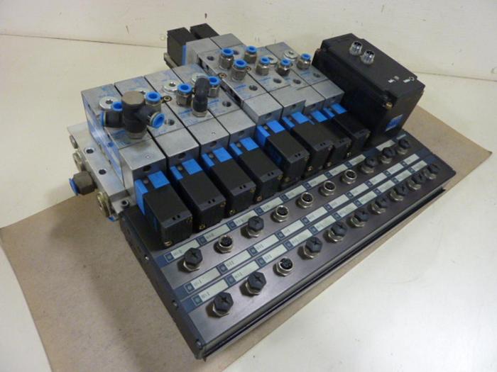 Used FESTO Control Block / Valve Terminal IFB8-02 #52822