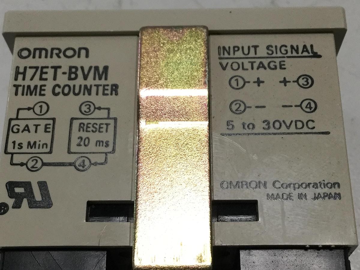 Used OMRON Time Counter H7ET-BVM USED