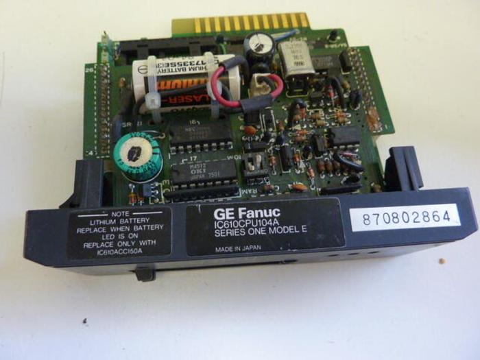 Used GE FANUC CPU Module IC610CPU104A #21131
