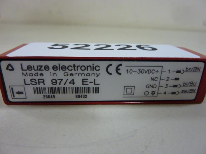 Used LEUZE Sensor LSR 97/4 E-L #52226