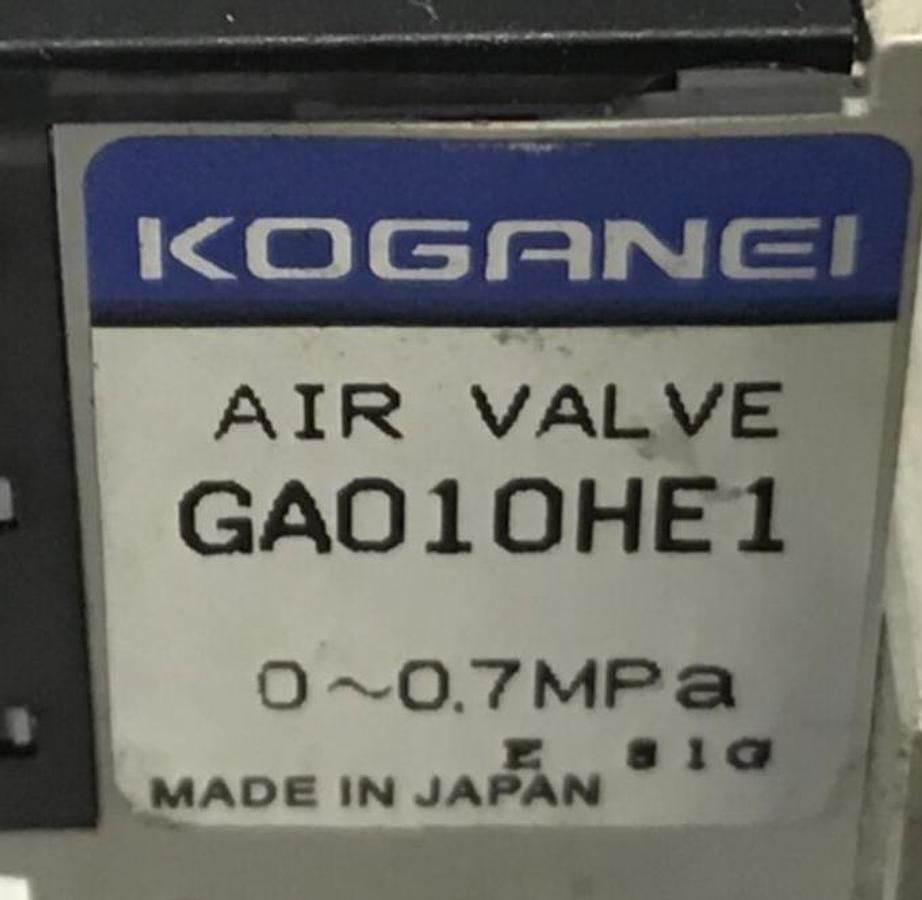 Used KOGANEI Manifold / Valve GA010HE1 USED