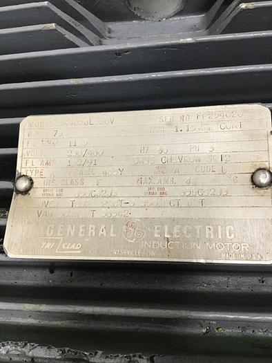 Used GENERAL ELECTRIC 75 HP Motor 5K405JL330V Used