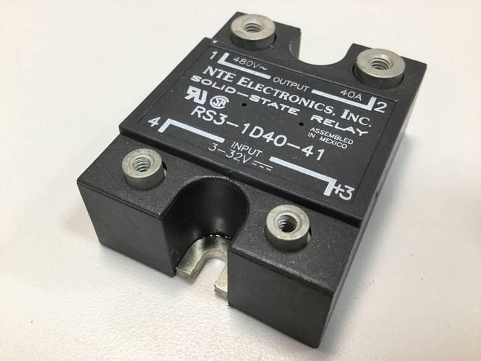 Used NTE Solid State Relay RS3-1D40-41 #98076