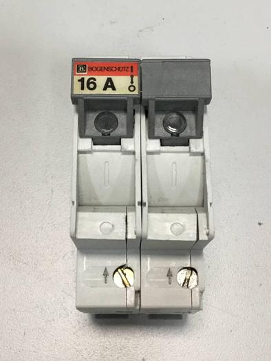 Used BOGENSCHUTZ 16 Amp Circuit Breaker 8490.162005 #98109