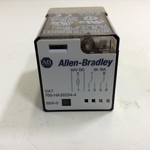 Used ALLEN BRADLEY Relay 700-HA3Z24-4 SER D #76290