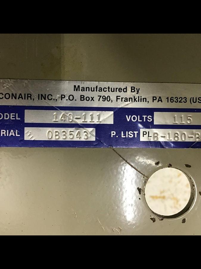 Used CONAIR Filter 140-111 #120301