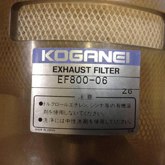 Used KOGANEI Exhaust Filter EF800-06 #88335