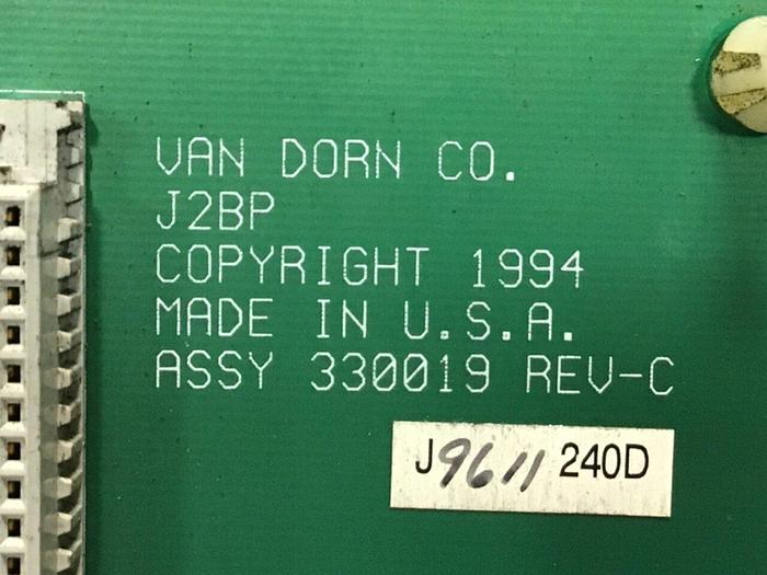 Used VAN DORN Circuit Board 330019 PC330-019 330-019 Used