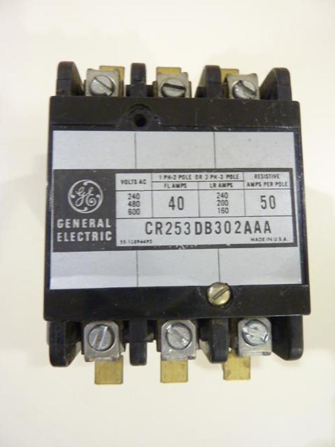Used GENERAL ELECTRIC / GE Contactor CR253DB302AAA Used