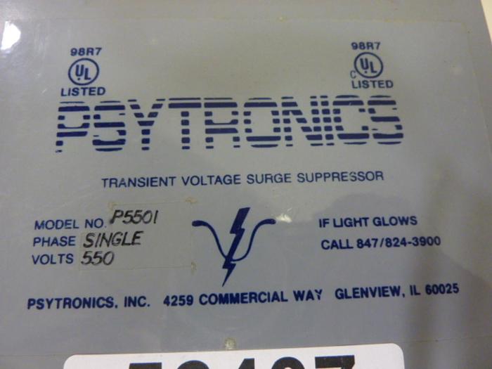 Used PSYTRONIC Surge Suppressor P5501 #56408