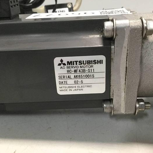 Used MITSUBISHI Servo Motor HC-MF43B-S11 #95977