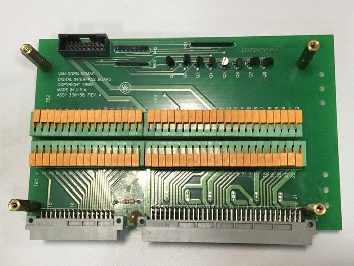 Used VAN DORN Digital Interface Board 330158 PC330-158 330-158 #101549