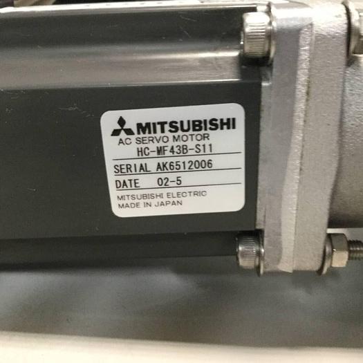 Used MITSUBISHI Servo Motor HC-MF43B-S11 #95976