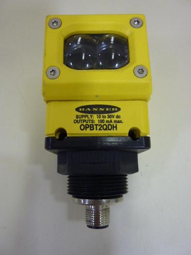 Used BANNER ENGINEERING Sensor OPBT2QDH #55414