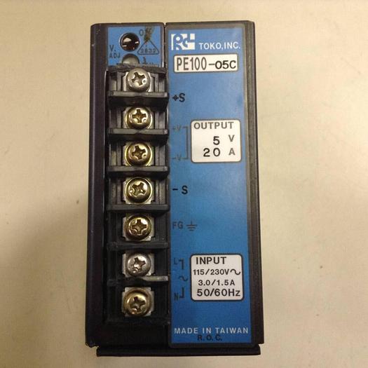 Used TOKO Power Supply PE100-05C #85633