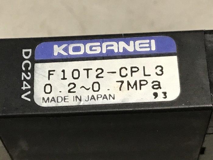 Used KOGANEI Solenoid Valve F10T2-CPL3 #122324
